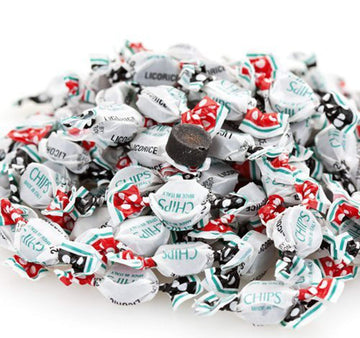 Chipurnoi Eucalyptus Licorice Jujubees -Chips - 1 Pound (16 Ounce) By Candykorner