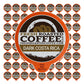 Fresh Roasted Coffee Dark Costa Rican Tarrazu K-Cup Compatible 72 Pods Coffee