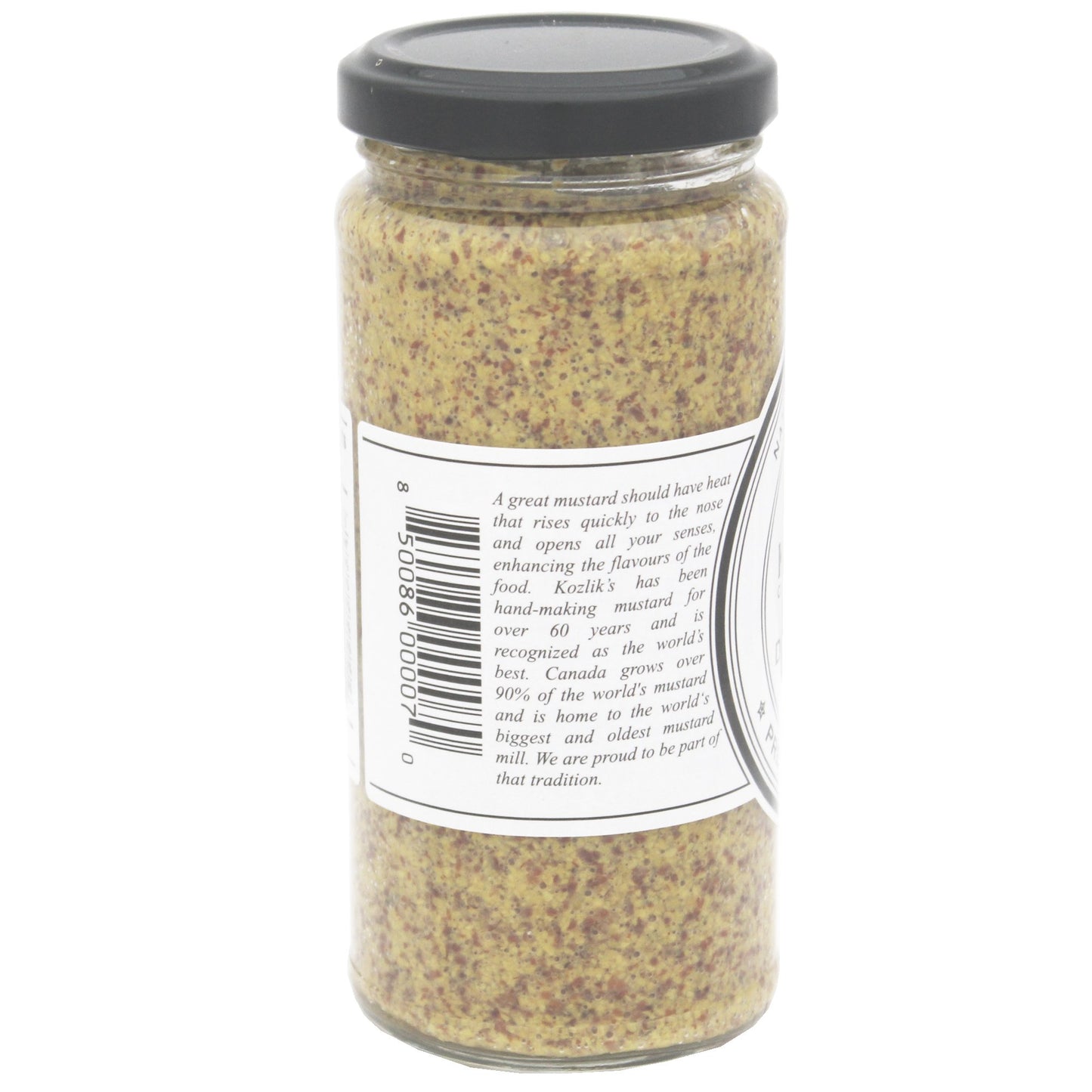 Kozliks Dijon Classique Hot Brown Yellow Natural Gluten Free Non-GMO Mustard, 8.5oz Jar