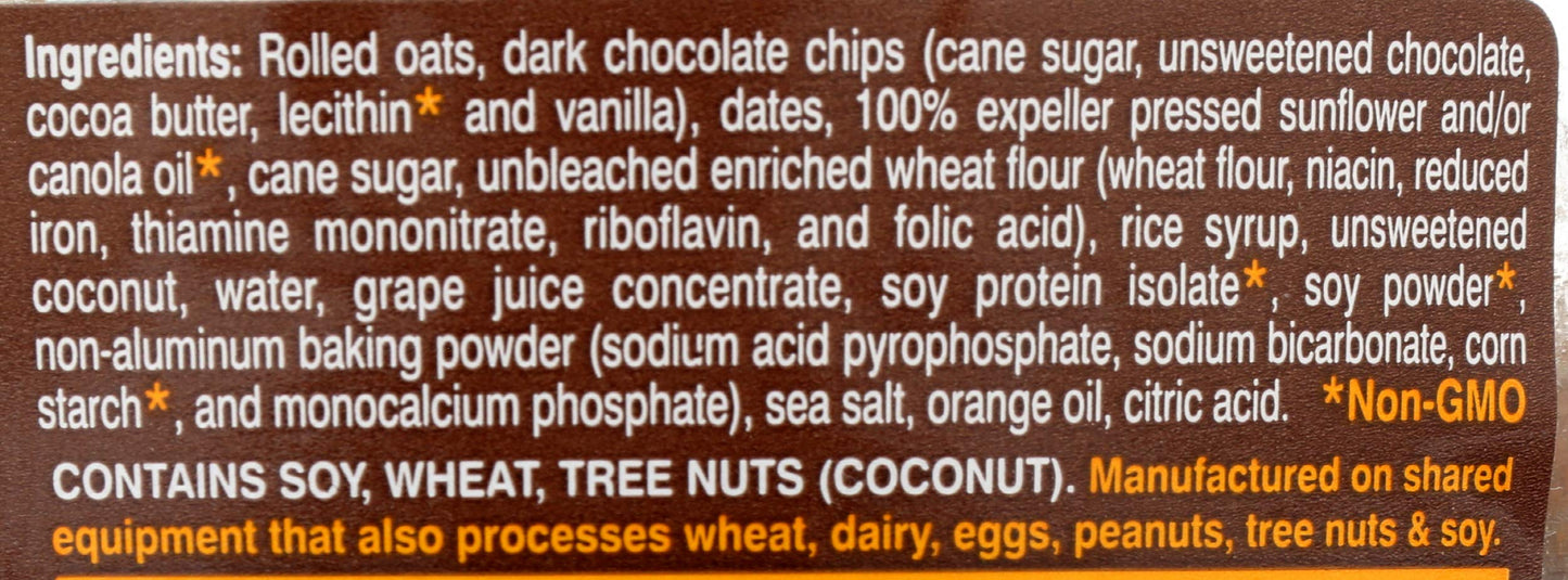 Lauras Wholesome Junk Food Cookies - Oatmeal Chocolate Chip - 7 Oz - Case Of 6