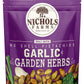 Nichols Farms - Pistachio No Shell Garlic Herbs - Case Of 15-6 Ounces