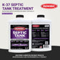 Roebic K-37-Q Septic Tank Treatment Removes Clogs, Environmentally Friendly Bacteria Enzymes Safe For Toilets, Works For 1 Year,