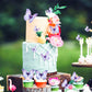 Cyodoos 30Pcs Bule Purple Mixed Size Lively 3D Waterproof Butterfly Cupcake Topper For Girls Women'S Happy Birthday Wedding Part