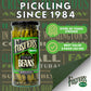 Fosters Pickled Green Beans in a Jar, Original, 16oz, 2 Pack, Traditional Pickled Vegetables Recipe for over 40 years, Low Calo