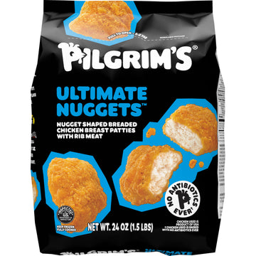 Pilgrims Ultimate Nuggets | Fully Cooked | 11 G Protein | Frozen |1.50 LB