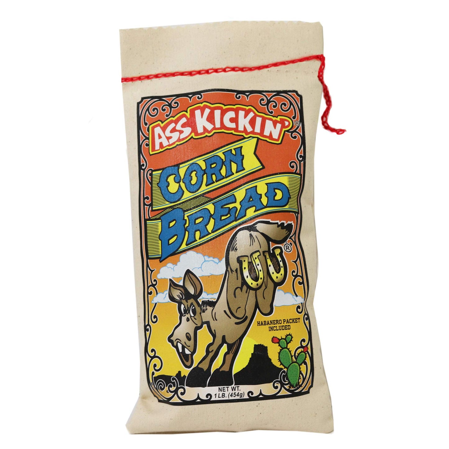 ASS KICKIN Corn Bread Mix - 6 Pack - Premium Gourmet Gift - 16oz.