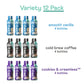 OWYN Protein Shake Variety Pack, Vanilla, Cold Brew Coffee, Cookies and Creamless Flavored Protein Shakes, 20g Protein, 4g Sugar
