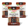 3 Packs X 14 Ounces Ancient Field Blend, Wild Rice Blend With Sprouted Crimson Lentils, White Sorghum Grain, Quinoa And Brown Rice, Non Gluten, Non-Gmo, Kosher And Vegan - Floating Leaf