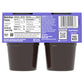 Jell-O Dark Chocolate Zero Sugar Ready-to-Eat Pudding Snack Cups, 4 ct Cups