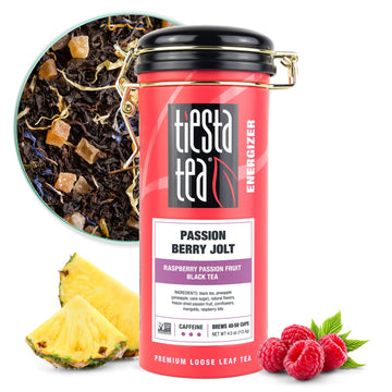 Tiesta Tea - Passion Berry Jolt | Loose Leaf | Raspberry Passion Fruit Black Tea | Premium Caffeinated Blend | Make Hot or Iced 
