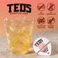 Teds Tea by Java House - Single Serve Liquid Concentrate Pods - Peel and Pour - White Peach Green Tea - Pack of 12