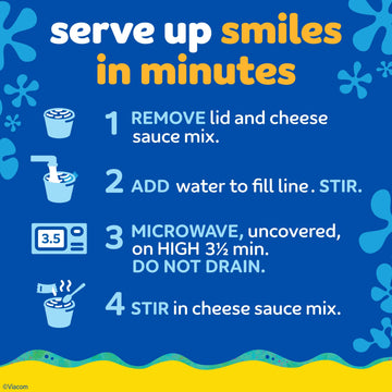 Kraft Macaroni & Cheese Spongebob SquarePants Shapes Dinner, (4 ct Pack, 1.9 oz Cups), packaging may vary