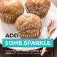 MODERN MOUNTAIN Sparkling Sugar Crystals, Extra Coarse Grain, 40 oz, White