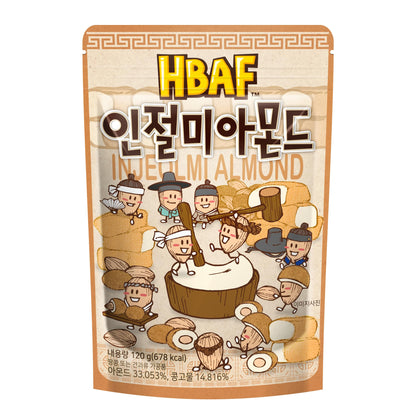 [Official Gilim HBAF] Korean Injeolmi Rice Cake Chocolate Almonds Nut Protein Snack | After-School, Work, Travel Camping Party S