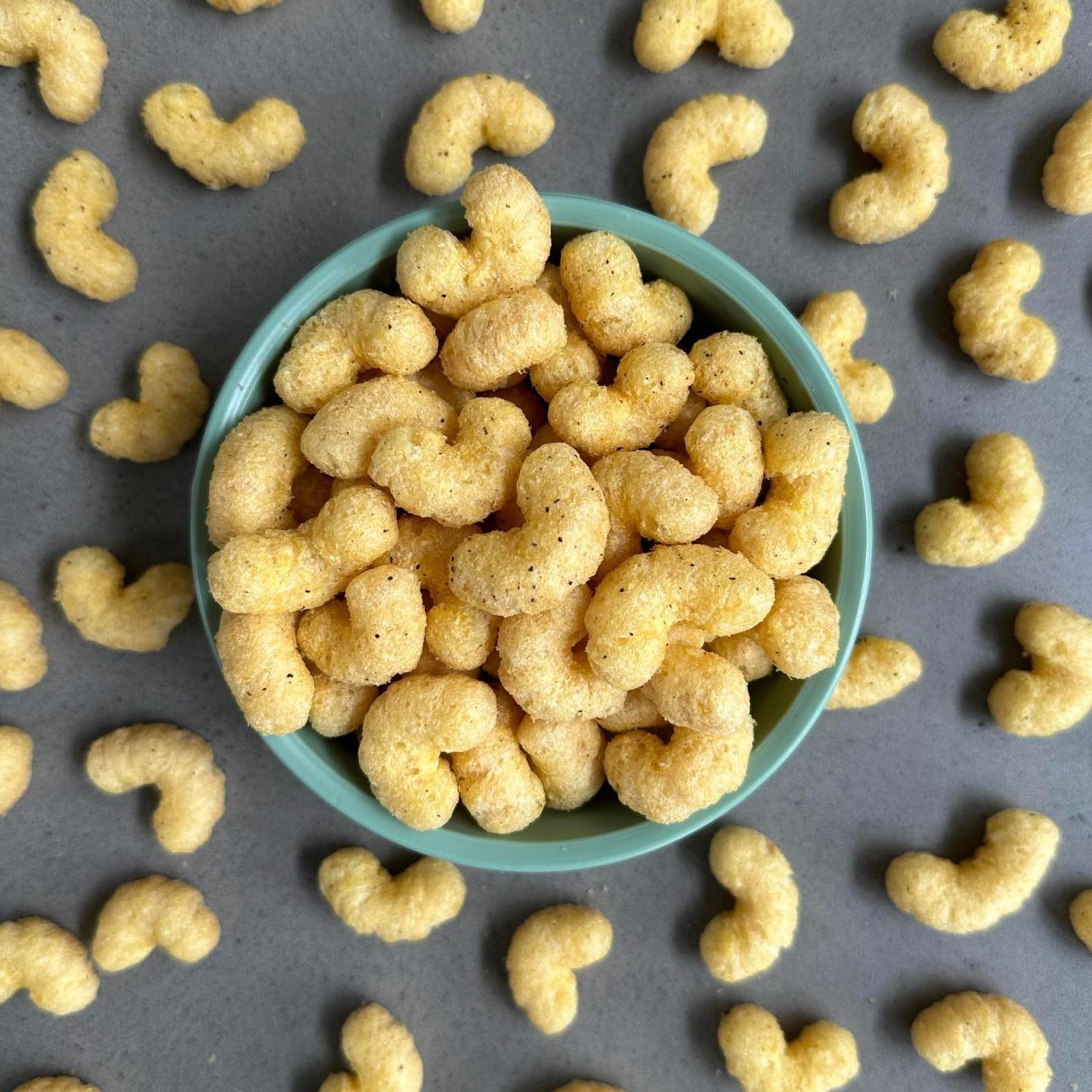 Vegan Salt & Pepper Caulipuffs - Corn, Rice, And Cauliflower Gluten Free Puffed Snack (Box Of 15-0.75Oz Bags)