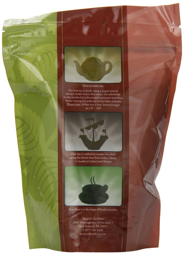 English Tea Store Loose Leaf, Bohemian Raspberry Tea Pouches, 4 Ounce