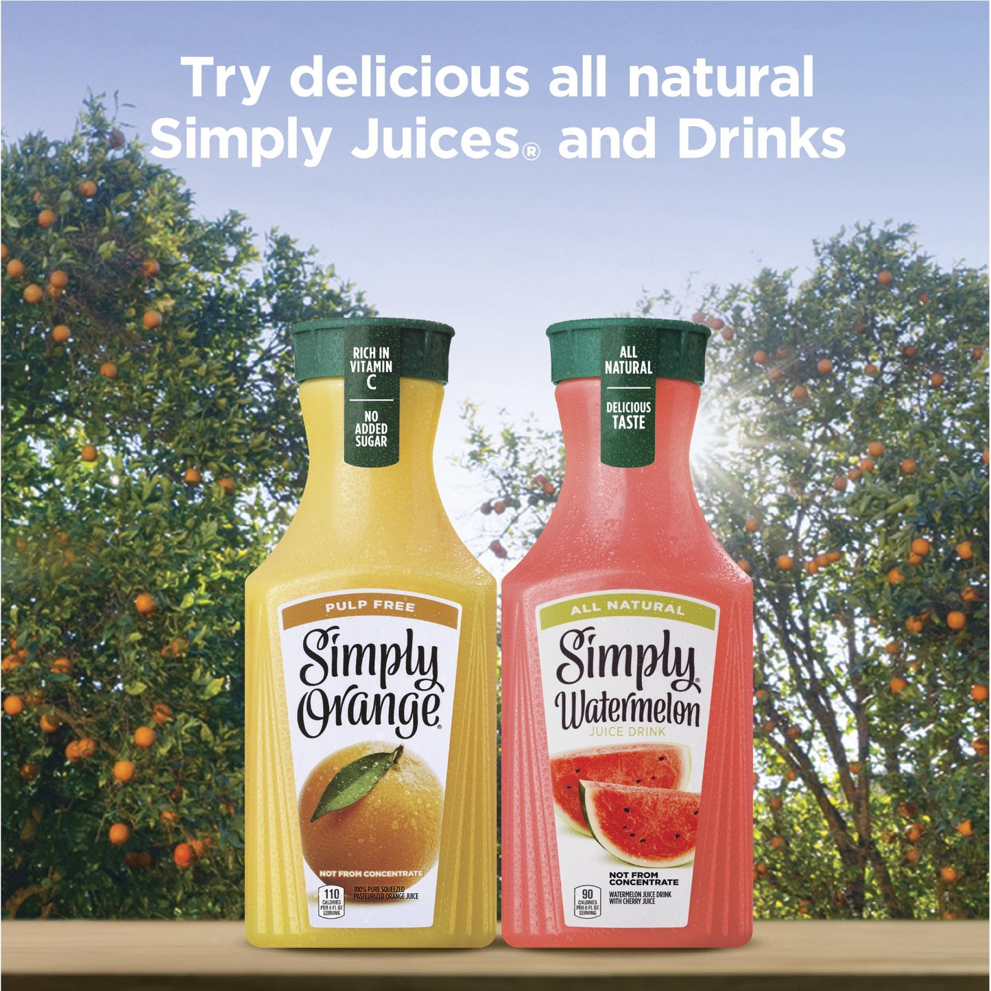 Simply, Watermelon Juice Drink, 52 Fl Oz Bottle