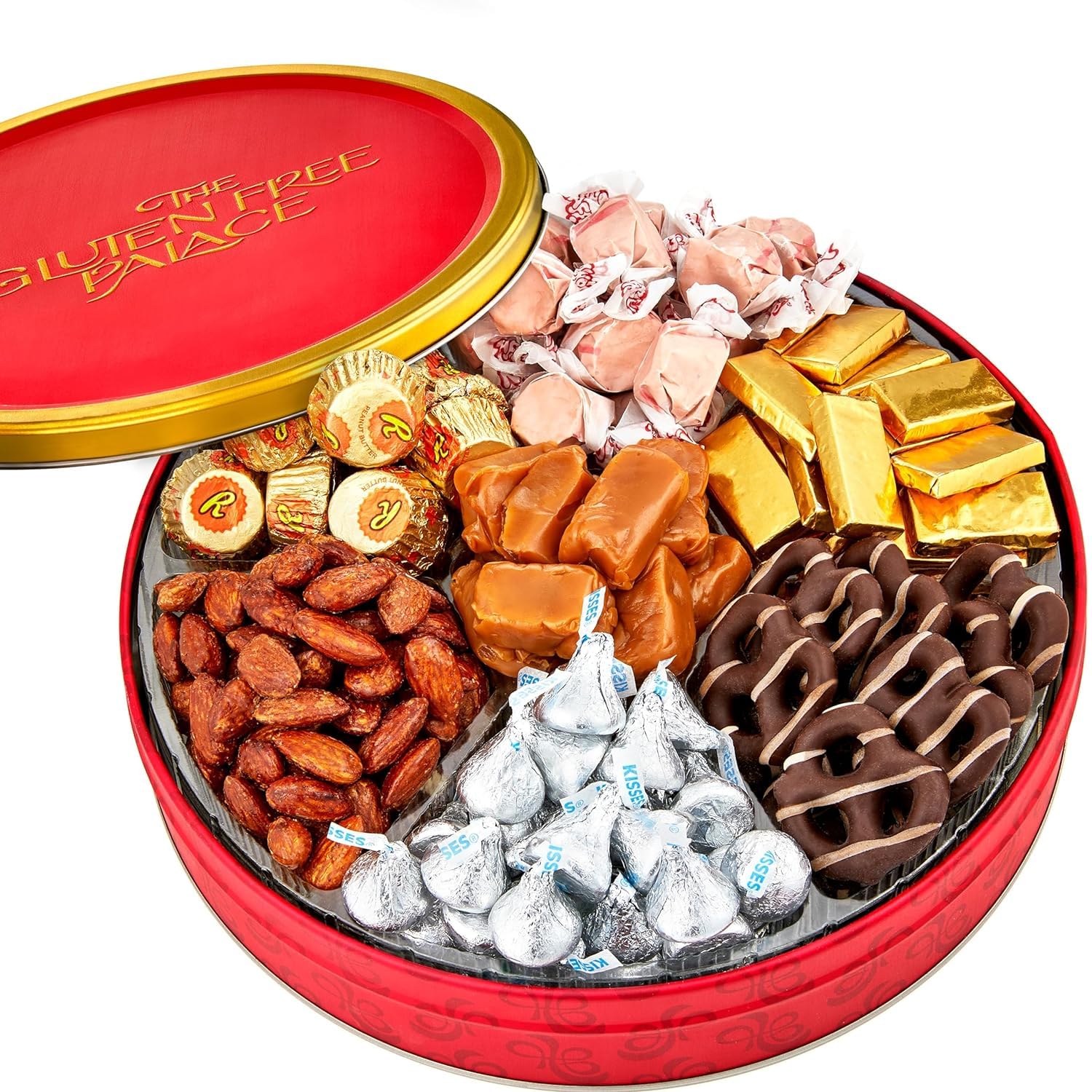 Gluten Free Palace Assorted Candy Gift Basket – Variety Of Nuts &   For Birthday, Thank You, Mature-Themeds, Men & Women