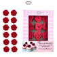 Confect Edible Rose Cake Toppers - Edible Roses For Cupcake & Cake Decorations- Vegan, Gluten-Free, Dairy-Free, Palm Oil-Free -E