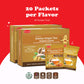 Pocas Honey Ginger Tea Variety Set - Instant Tea Powder Packets, Non-GMO, Gluten Free, 40 Piece Assortment, Original & Ginseng Flavors