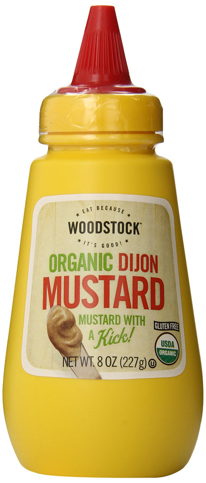 Woodstock Organic Mustard - Dijon - Case of 12 - 8 oz.