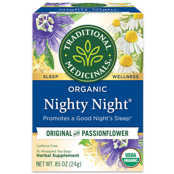 Traditional Medicinal's Nighty Night Herb Tea, 16 Count (Pack of 3)