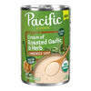 Pacific Foods Organic Condensed Cream Of Roasted Garlic And Herb Soup, 10.5 Oz Can