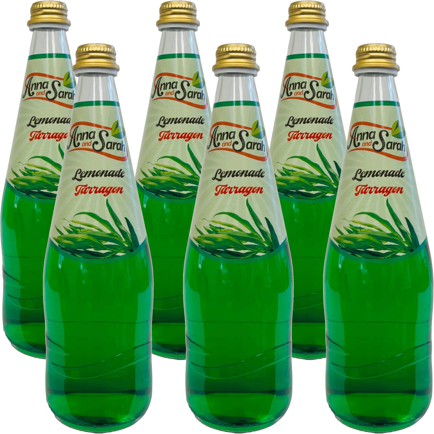 Anna and Sarah Natural Lemonade-Tarragon Juice, 25.4 Fl Oz, Pack of 6