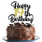 Klionjor 19Th Birthday Cake Topper - Happy Birthday Decoration For 19Th Birthday Party - Gift Plugin (19)