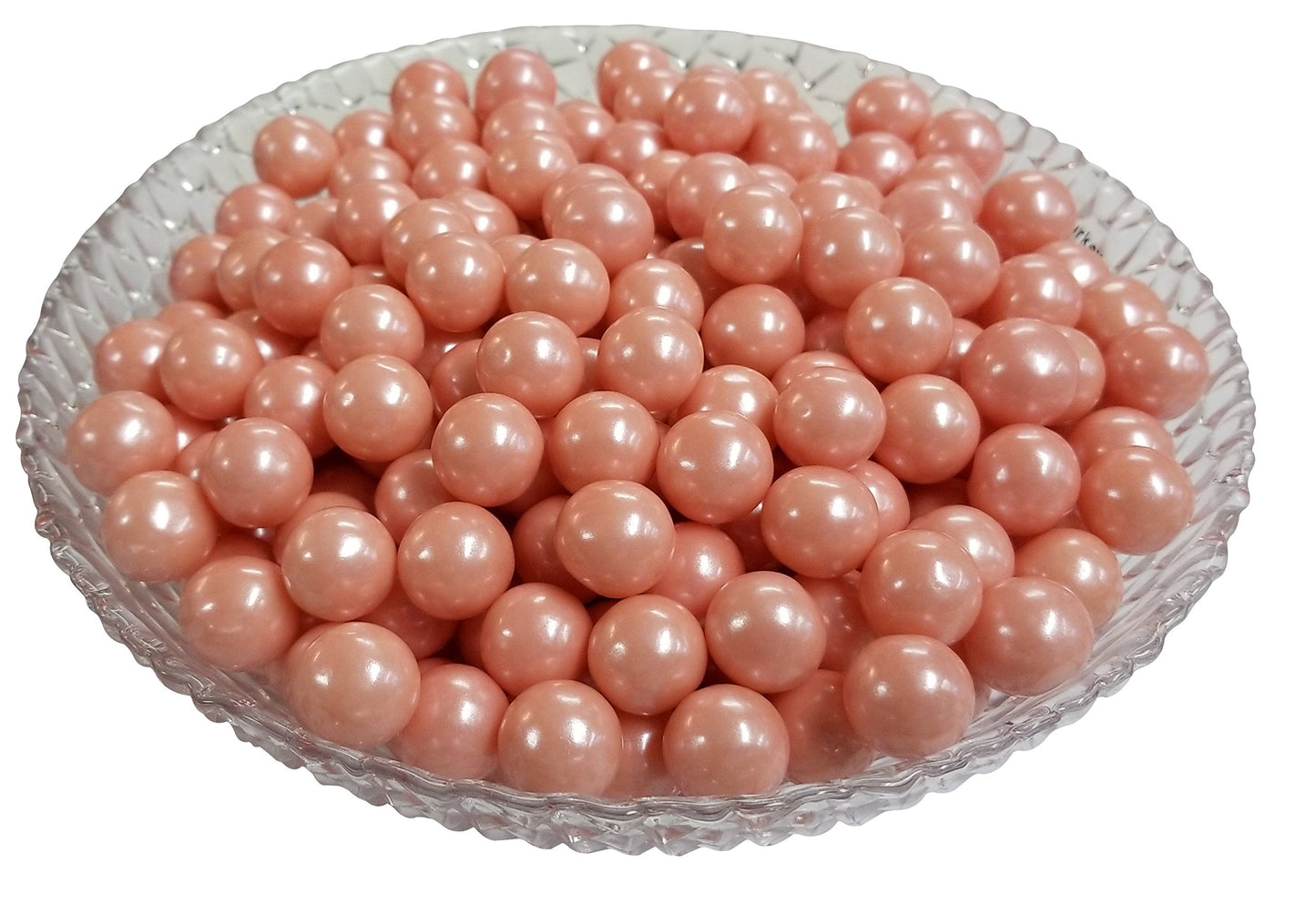 Gumballs Glimmer Pink Bubble Gum 2 Pounds 0.5 Inch Mini Gumballs 16Mm