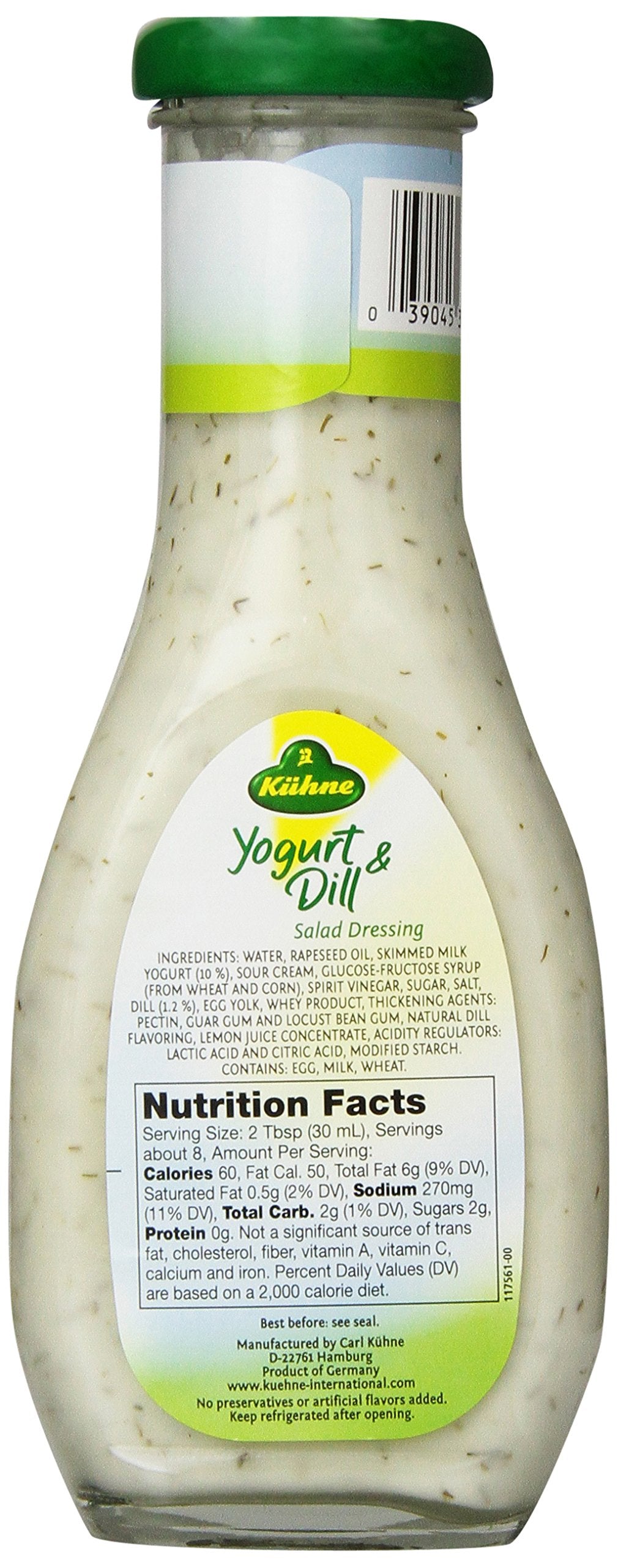 Kuhne Yogurt Dill Dressing, 8.45 Ounce