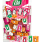 GEEOOLLAH Mini Candy Travel Packs - Assorted Refreshing Candies - 60 Individual Boxes - Party Favors - 20 cm