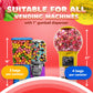 Gumballs for Gumball Machine - Berry Mix 1 Inch Bubble Gum Balls Bulk - Gumball Machine Refills - Chewing Gum - 2.4 LB - 136 pcs King Gumballs Bulk
