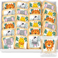Safari Animal Cookies Theme Individually Wrapped Themed Party Favors Baby Shower 24 Pack Bulk For Birthday Party Zoo Jungle Suga