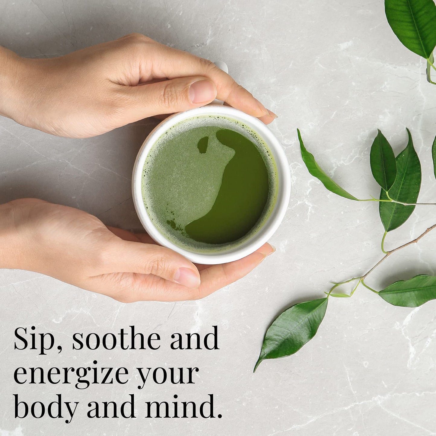 The Republic Of Tea Organic Full-Leaf Japanese Matcha Green Tea Powder, 1.5 Oz Tin  Steeps 30 Cups