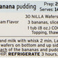 Jell-O Instant Banana Cream Pie Filling Mix, 3.4oz Boxes, Pack of 6