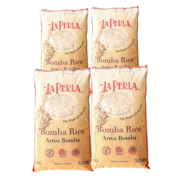 Khayyan Bomba Rice, Denomination of Origin Valencia, Slow Food Certified, 2.2 lbs (Pack of 4)