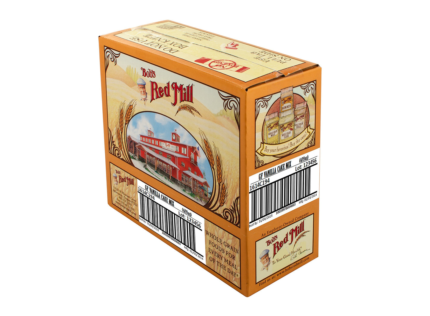 Bob's Red Mill Gluten Free Vanilla Yellow Cake Mix, 19-ounce (Pack of 4) (Package May Vary)