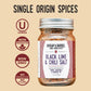 Burlap & Barrel Black Lime & Chili Salt - Savory Seasoning for Seafood & Grilling - 3 oz Glass Jar