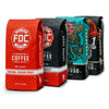 Fire Department Coffee - Gives Back To Firefighters - Rescue Variety Pack - Ground Coffee - Original Medium Roast, Dark Roast, S