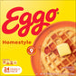 Eggo Frozen Waffles, Frozen Breakfast, Breakfast Food, Family Pack, Homestyle, 29.6oz Box (24 Waffles)