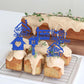 Rssta i Cupcake Toppers - 30 Pack Sweet Home Housewarming Decorations - Deep Blue Paper Picks