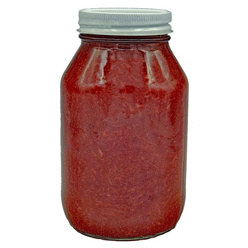 Amish Pie Filling And Topping - Two 32 Oz Jars (Strawberry Rhubarb Nsa)