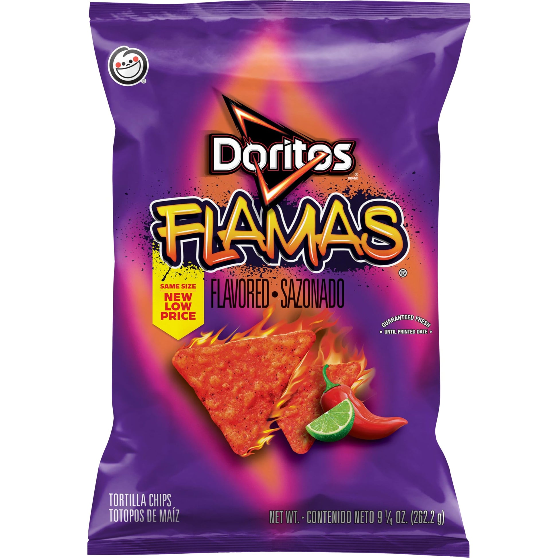 Doritos Tortilla Chips Flamas Cheddar Cheese, 9.25 Oz