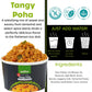 KAPKA Tangy Poha Cups - Vegan Ready-to-Eat Indian Food - 5 Pack - 3.5oz/100g
