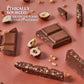 7Th Heaven Vegan Hazelnut Cream Oat Milk Chocolate Bar, Plant Based Dairy Free Chocolate With Hazelnut Cream Filling, Fair Trade