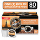 Black Pointe Bay Coffee Morning Blend  Light Roast  80 Count  Single Serve Coffee Pods for Keurig K-Cup malt-inspired