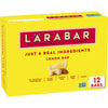 L??Abar Lemon Bar, Gluten Free Vegan Fruit & Nut Bars, 1.6 Oz Bars, 12 Ct