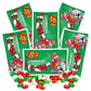 Needzo Christmas Mix Jelly Beans, Very Cherry, Green Apple, Coconut, 1 Ounce Packets, Multi-Color, Pack of 6