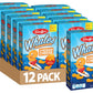 STAUFFERS WHALES Baked Cheddar Crackers - 12 Count, 7oz Boxes - Cheese Cracker Snacks for the Family